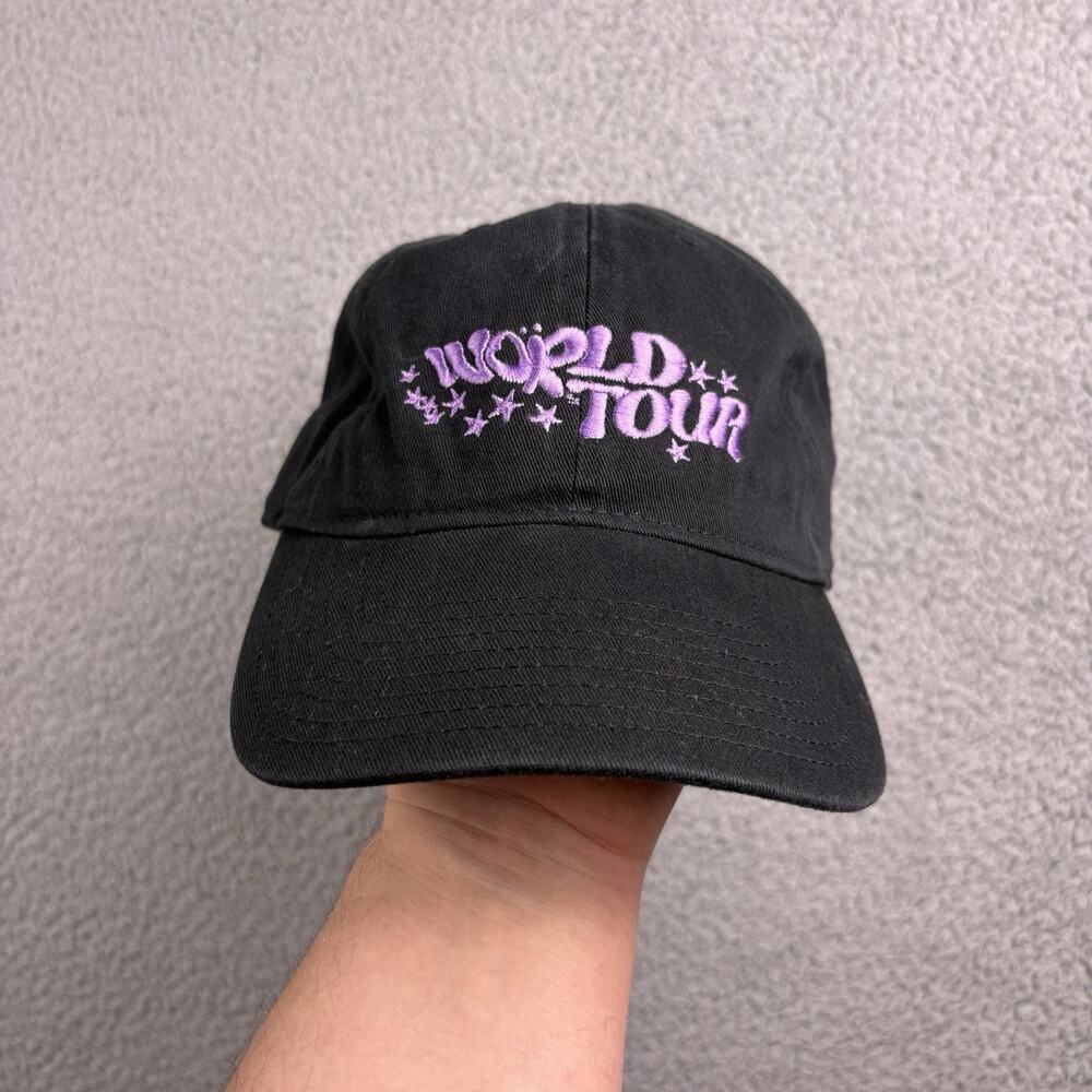 Olivia Rodrigo Hat Cap Strapback Adjustable Black Spill Your Guts Tour Merch